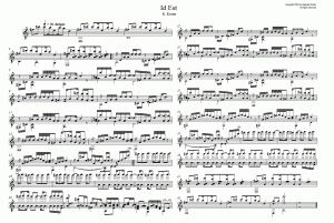 Sheet music for "Id Est"