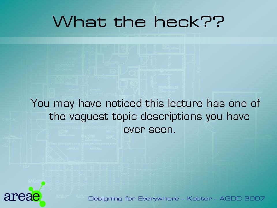 A Slide from the presentation.