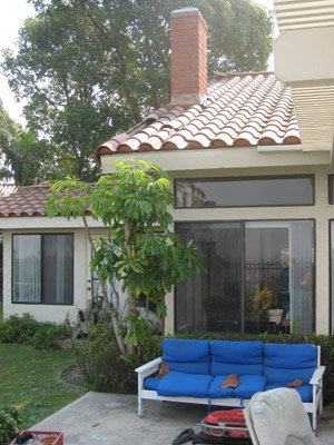 Roof Tiles Blown Off By Santa Ana Winds 10/21/07